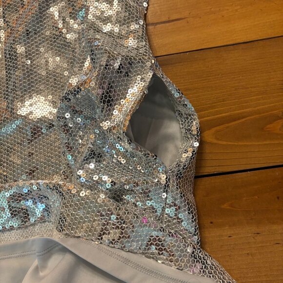 Silver Sequence Dress - Picture 7 of 9